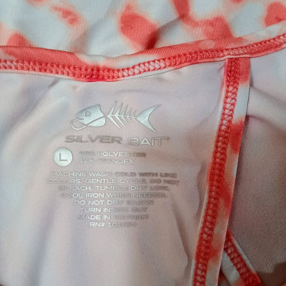EUC: Silver Bait Women’s Size Large Pink Tie Dye Performance Mini Dress - Picture 3 of 5